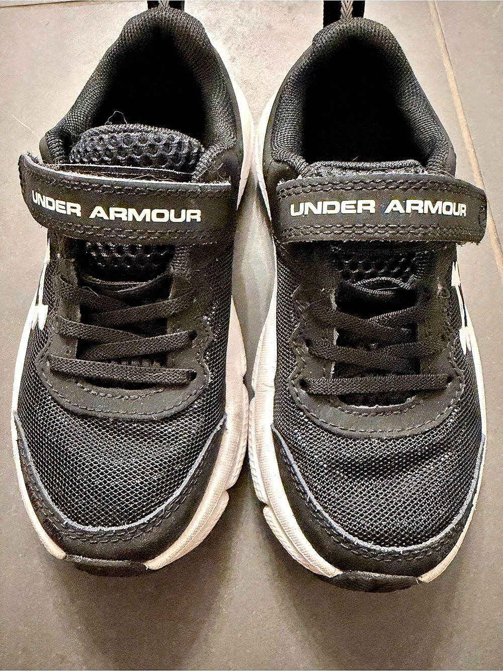 Under Armour Charged Pursuit Kids Running Shoes Black